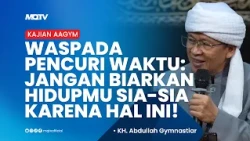 BEWARE OF TIME THIEVES: DON'T LET YOUR LIFE GO TO WASTE BECAUSE OF THIS! | AAGYM LECTURE