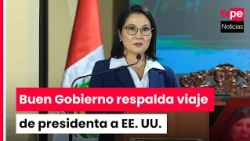 Good Governance Caucus to vote in favor of authorizing President Keiko Fujimori's trip to the U.S.