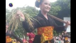 Striking a pose in costume at the 2026 Banyuwangi Ethno Carnival