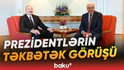 İlham Əliyev və Frank-Valter Ştaynmayer arasında vacib müzakirələr - Baku TV