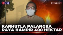 Getting Thicker! Haze in Palangkaraya Turns Yellow Due to Forest Fires | KOMPAS MALAM