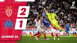 Résumé, AS Monaco 2-1 OM - 28e journée