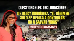 "The regime only controls, it doesn't save lives": Rodrigo Diamanti criticizes earthquake respons...