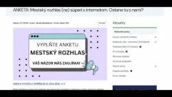 Vyjadrite sa k fungovaniu mestského rozhlasu
