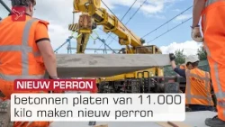 Enorme hijsoperatie op station Muziekwijk | Omroep Flevoland