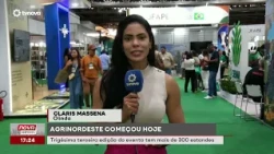 Agrinordeste started today. 33rd edition of the event has over 300 booths.