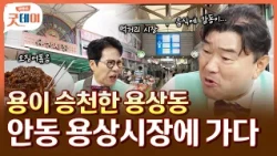 인어가 용이 되어 승천?? 기웅&강민 아재의 먹거리로 가득한 안동 용상시장 투어😋