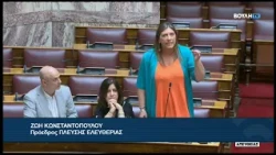 Ζ.Κωνσταντοπούλου (Πρόεδρος ΠΛΕΥΣΗΣ ΕΛΕΥΘΕΡΙΑΣ)(Βελτίωση πλαισίου κρατικής αρωγής)(02/09/2026)