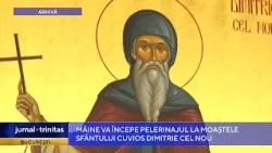 Mâine va începe pelerinajul la moaștele Sfântului Cuvios Dimitrie cel Nou
