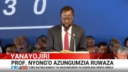 Hotuba ya Gavana Nyong'o katika uzinduzi wa mdahalo wa wananchi