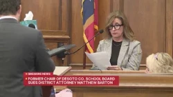 DeSoto County school board member sues DA for defamation