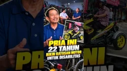 PRIA DISABILITAS INI BUAT RATUSAN MOTOR MODIFIKASI UNTUK PARA PEJUANG DISABILITAS