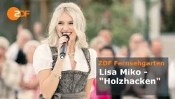 Lisa Miko – Holzhacken | ZDF-Fernsehgarten