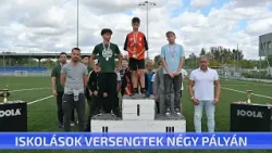 Iskolások versengtek négy pályán