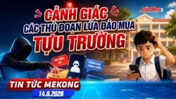 Cảnh giác các thủ đoạn lừa đảo mùa tựu trường | Tin tức Mekong 14.8.2026
