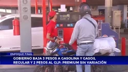 Government lowers regular gasoline and diesel prices by 3 pesos and LPG by 2 pesos
