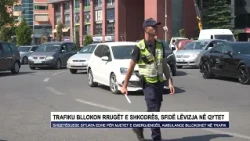 Trafiku bllokon rrugët e Shkodrës, sfidë lëvizja në qytet