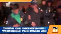Police Station in Peronia: Neighbors attempt to burn alleged perpetrator who harmed a minor