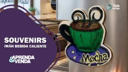 ☕ How to Make a HOT DRINK MAGNET Souvenir | Easy Craft | Learn and Sell