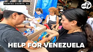 Emotional stories as DMV sends aid to Venezuela