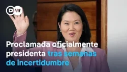 National Jury of Elections proclaims Keiko Fujimori as Peru's new head of state