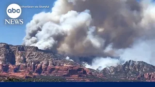 Wildfires rage in Utah and Colorado