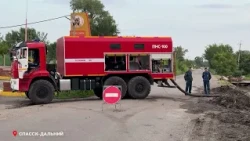 Recovery efforts continue in Spassk-Dalny following heavy rains.