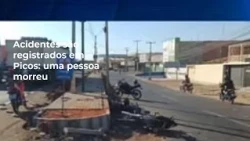Accidents reported in Picos: one person dead