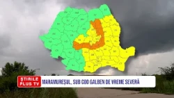 MARAMUREȘUL, SUB COD GALBEN DE VREME SEVERĂ