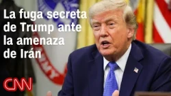 Trump usó un camión de catering para cambiar de avión en secreto ante amenaza de Irán