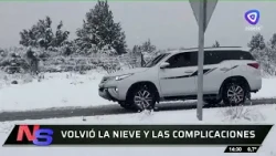 Heavy snowfall: El Seis TV's mobile unit tours the city streets