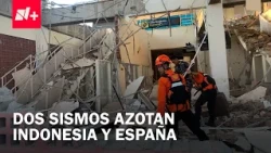 7.7 earthquake triggers tsunami alert in Indonesia and tremor in Granada, Spain causes damage
