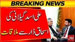 Pakistan's Ambassador-designate to China Ali Asad Gilani meets Ishaq Dar | Bol News