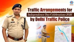 Traffic Arrangements for Independence Day Celebrations - 2026 by Delhi Traffic Police