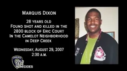 Cold Case Homicide - Episode #22 - Marquis Dixon