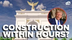 Trump’s massive DC arch could move forward within hours of key vote