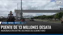 Querétaro: 13.4 Million Spent on Pedestrian Bridge Rejected by Residents