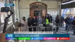Requínoa gets back on track from Monday to Sunday: station begins daily operation