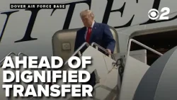 Trump arrives for dignified transfer of U.S. service members