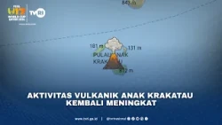 Aktivitas Vulkanik Anak Krakatau Kembali Meningkat