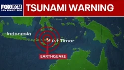 7.7 magnitude earthquake strikes near Indonesian