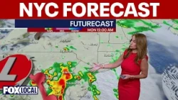 NYC weather forecast: Overnight thunderstorms clear before Monday morning commute