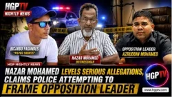 Nazar Mohamed Levels Serious Allegations,Claims Police Attempting To Frame Opposition Leader
