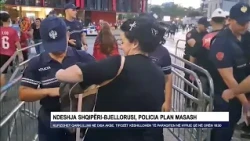 Ndeshja Shqipëri-Bjellorusi, Policia plan masash