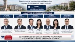 Σε ρυθμούς ΔΕΘ η Θράκη: Μπαράζ υπουργικών επισκέψεων σε Έβρο, Ξάνθη και Ροδόπη