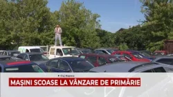 MAȘINI SCOASE LA VÂNZARE DE... PRIMĂRIE