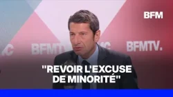 David Lisnard, candidat “Nouvelle Énergie” à la présidentielle, veut “revoir l’excuse de minorité”