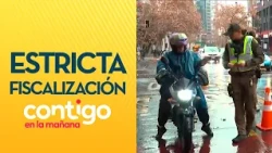 TRAFFIC ENFORCEMENT IN THE RAIN: How the storm front is unfolding in Santiago - Contigo en la Mañana