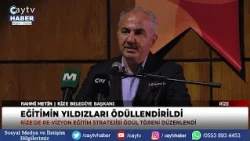 Successful Students and Educators Awarded Under the Re-VISION Education Strategy in Rize