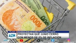 June inflation projected to close at under 2%